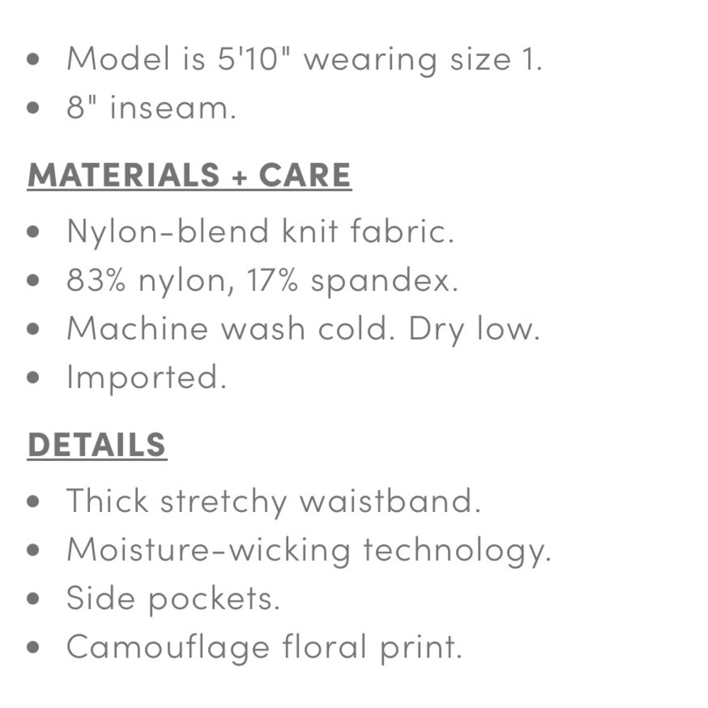 Torrid Floral Camo Activewear Two Piece Set NWT SZ 1X (14-16) - Picture 16 of 16